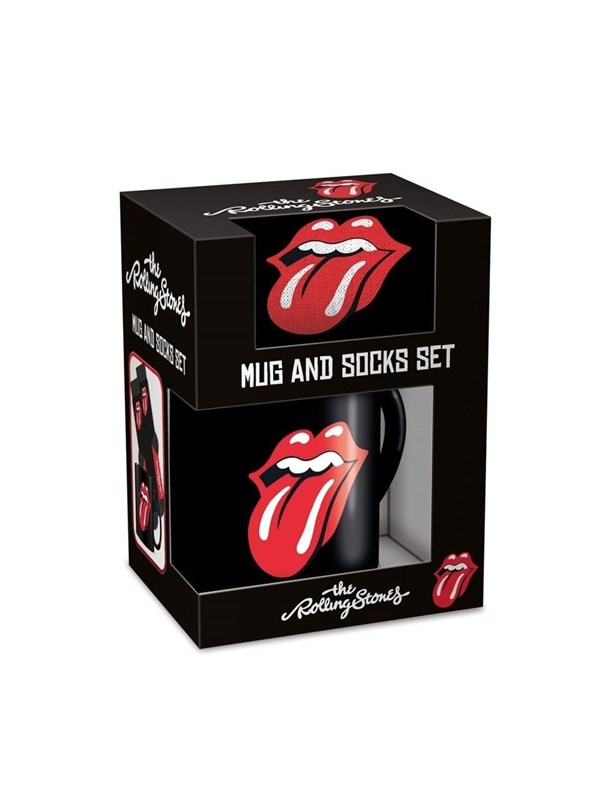 Pyramid - THE ROLLING STONES (HEAVY) MUG and SOCKS - UK 3-8 / EU 36-41 - Sokker