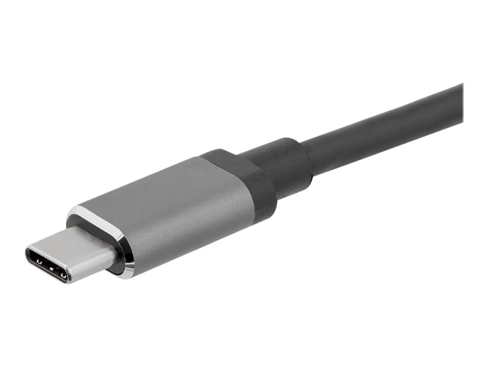 StarTech.com USB C to VGA and HDMI Adapter - Aluminum - USB-C Multiport - external video adapter - IT6222 - space grey