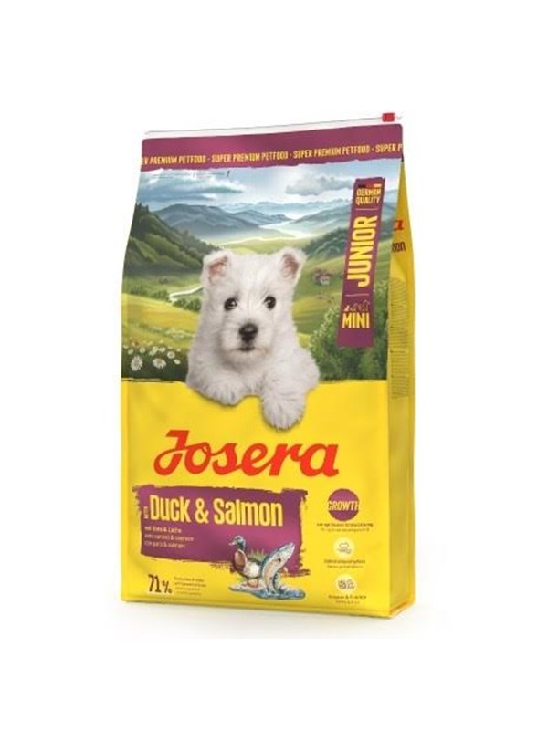 JOSERA Mini Junior Duck & Salmon - dry dog food - 10kg