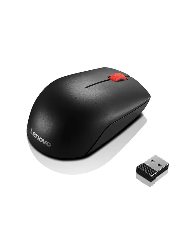 Lenovo Essential Compact Wireless - Mus - 3 knapper - Svart