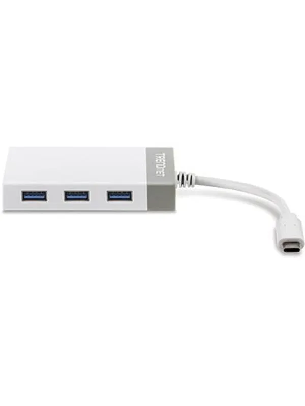 TRENDnet TUC-ETGH3 USB-C to Gigabit Adapter + USB Hub