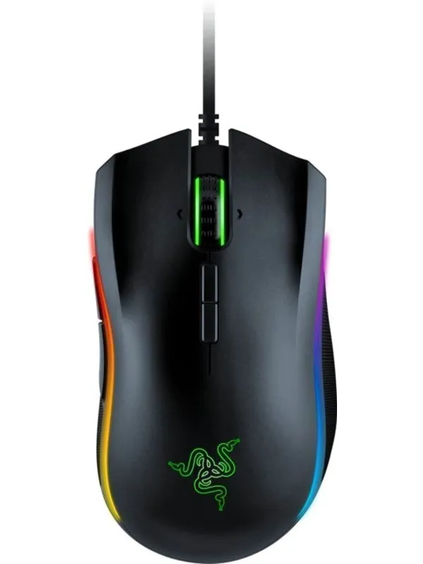 Razer Mamba Elite - Gaming mus - Laser - 9 - Svart med RGB-lys