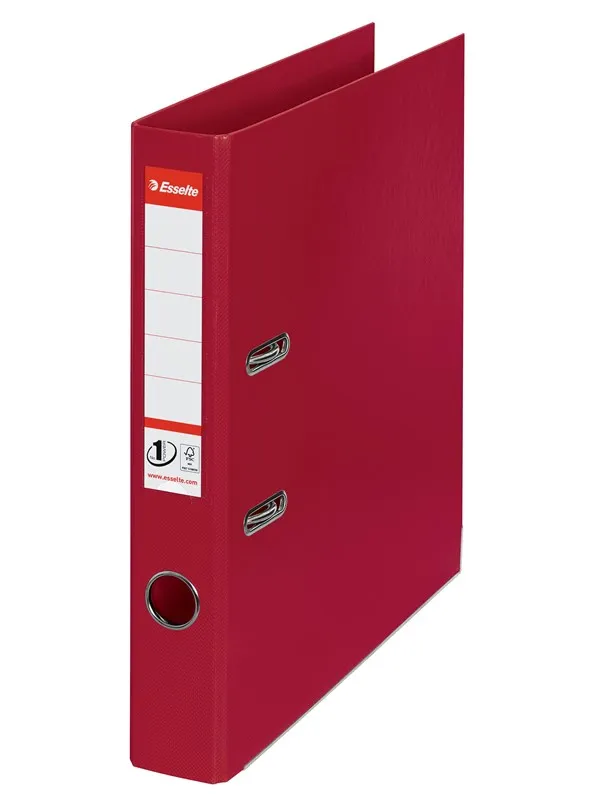 Esselte Brevordner  No.1 PP FSC® A4/50 mm Vinrød