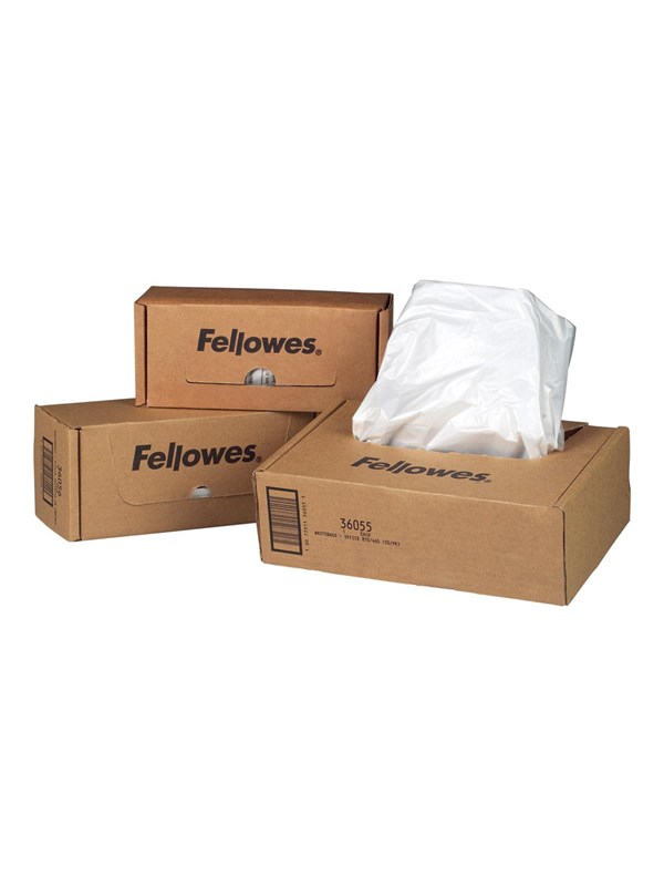 Fellowes Shredder Wastebags - 30L approx (100 PACK)