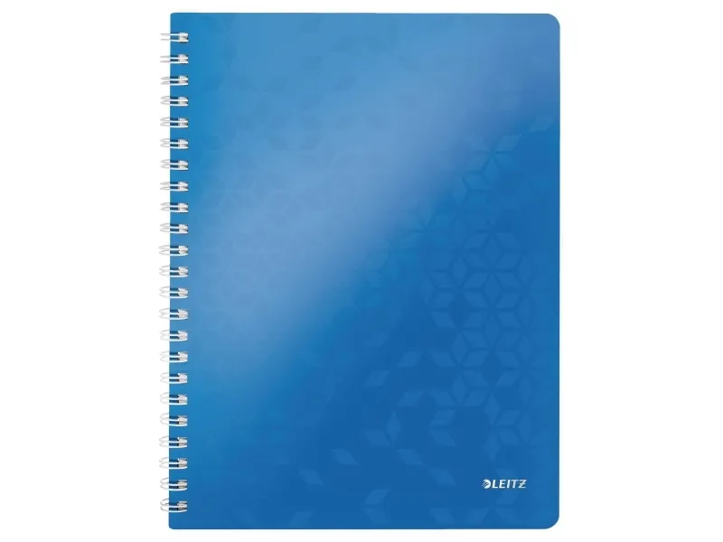 Leitz Notatbok  WOW PP A4 Linjer 80 ark Blå