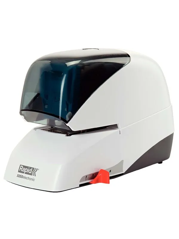 Rapid Stiftemaskin elektrisk  Supreme R5050E 50 ark Hvit/sort