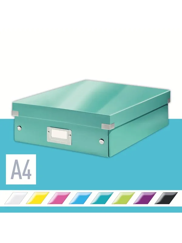 Leitz Sorteringsboks Click&Store  WOW Medium Isblå