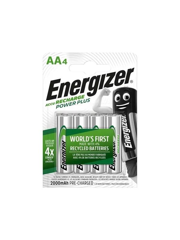 Energizer AA Recharge Power Plus 4-Pack