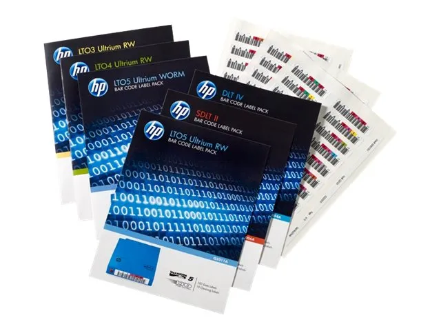 HP E RW Bar Code Label Pack