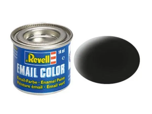 Revell enamel paint # 08-black Mat