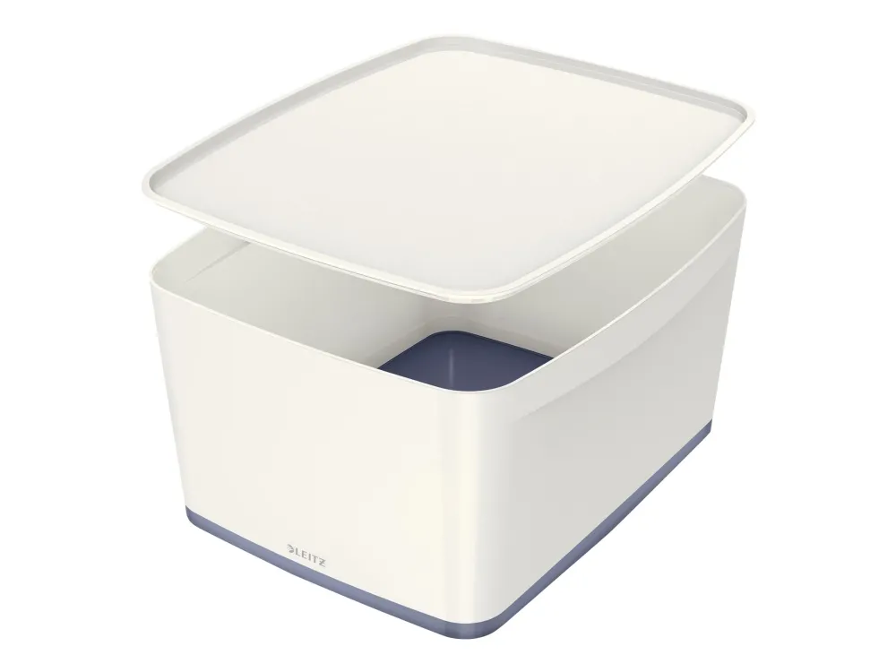 Leitz  MyBox Large oppbevaringsboks 18 liter m/lokk Hvit