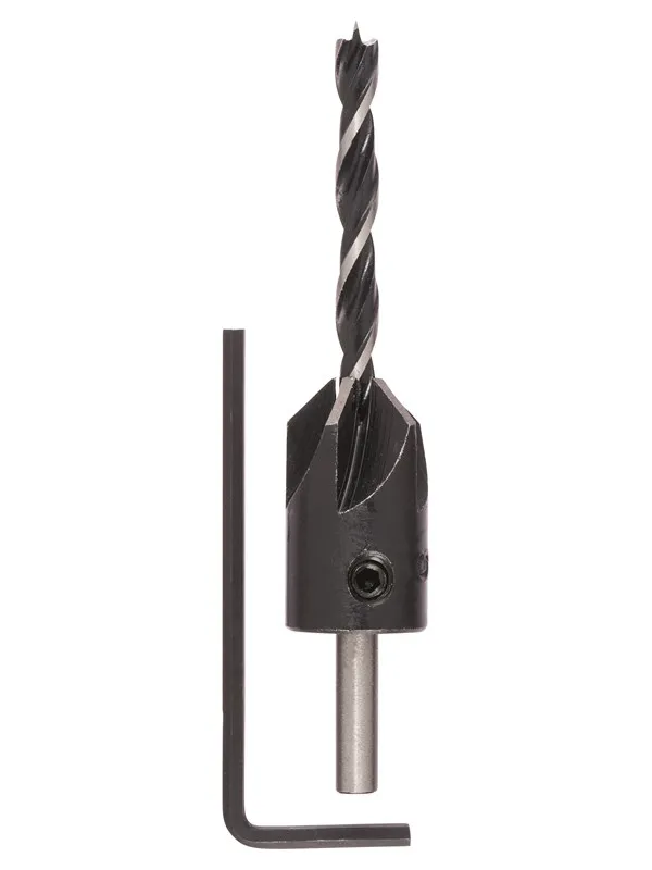 Bosch Trespiralbor med forsenker D= 5,0 mm, L= 85 mm