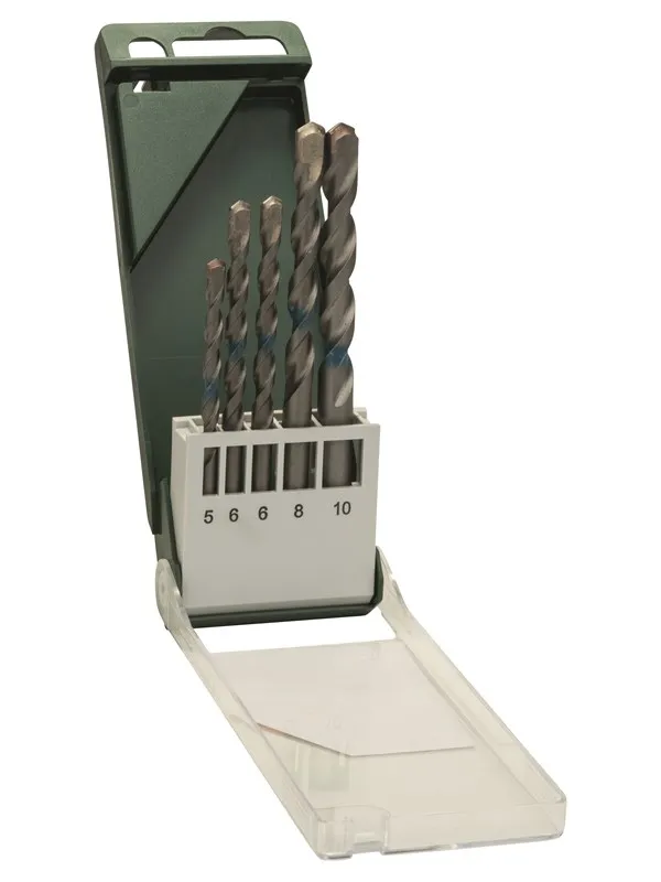 Bosch 5-delers betongborsett 5,0 x 85; 6,0 x 100; 6,0 x 100; 8,0 x 120; 10,0 x 120