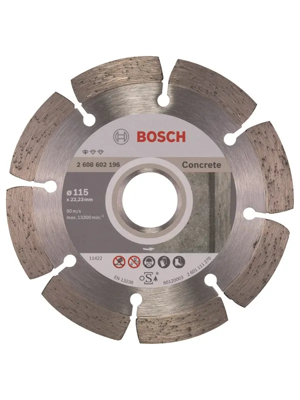 Bosch Diamantkappeskive standard for Concrete 115 x 22,23 x 1,6 x 10 mm