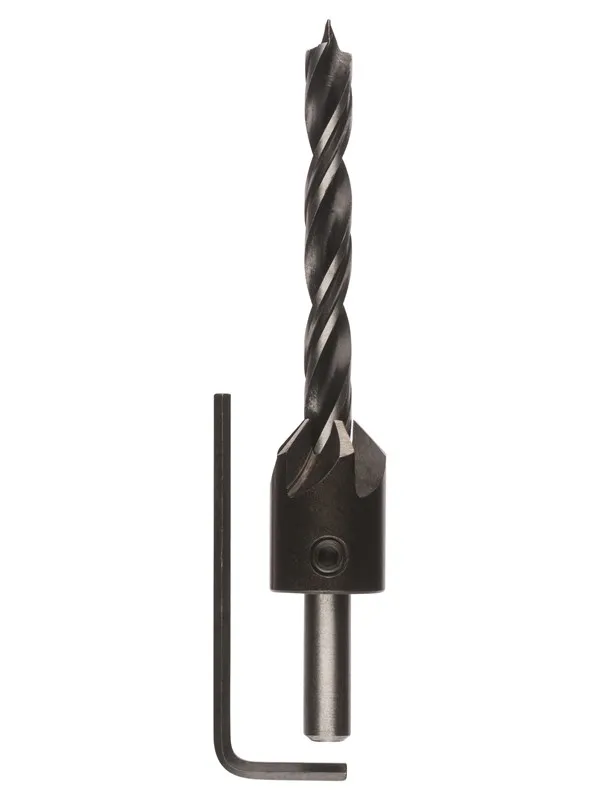 Bosch Trespiralbor med forsenker 8 mm