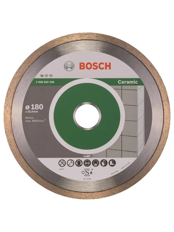 Bosch Diamantkappeskive standard for Ceramic 180 x 25,40 x 1,6 x 7 mm