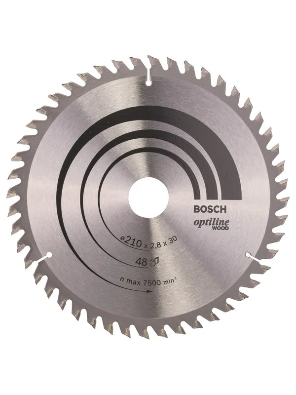 Bosch Sirkelsagblad Optiline Wood 210 x 30 x 2,8 mm, 48