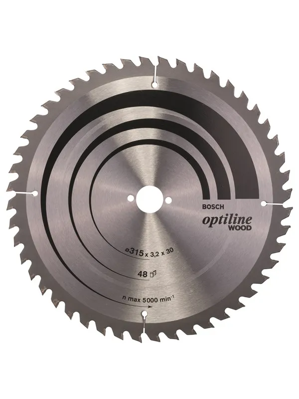 Bosch Sirkelsagblad Optiline Wood 315 x 30 x 3,2 mm, 48