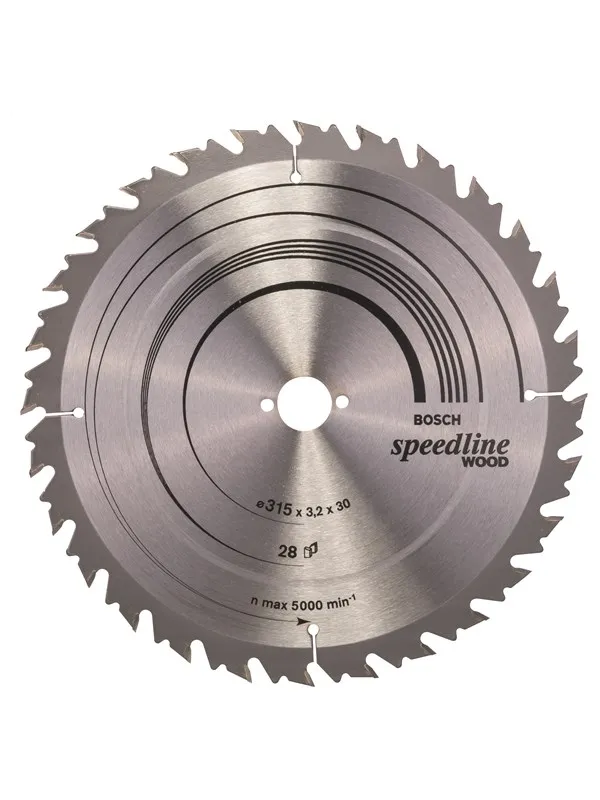 Bosch Sirkelsagblad Speedline Wood 315 x 30 x 3,2 mm, 28