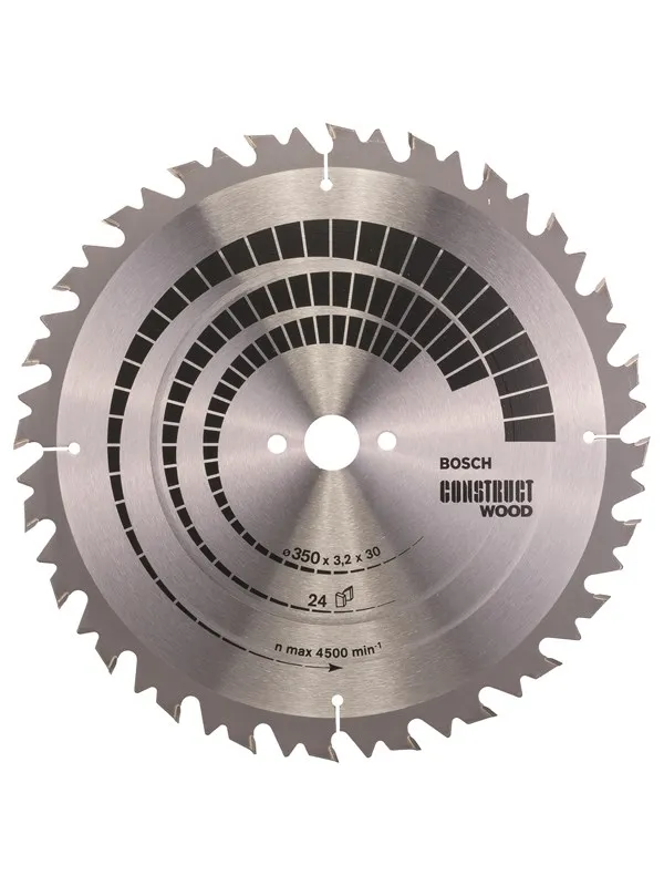Bosch Sirkelsagblad Construct Wood 350 x 30 x 3,2 mm; 24