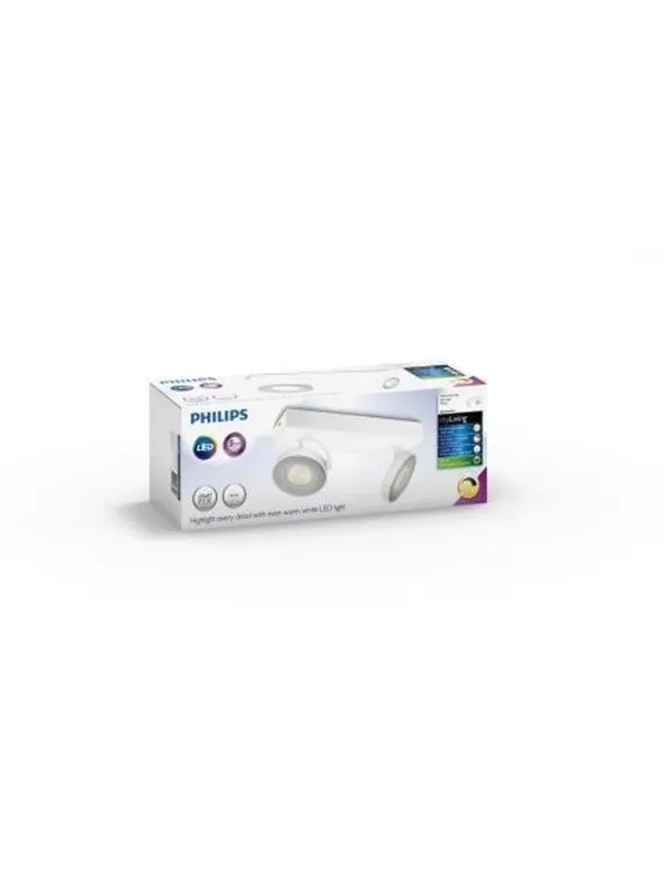 Philips CLOCKWORK bar/tube white 2x4.5W SELV