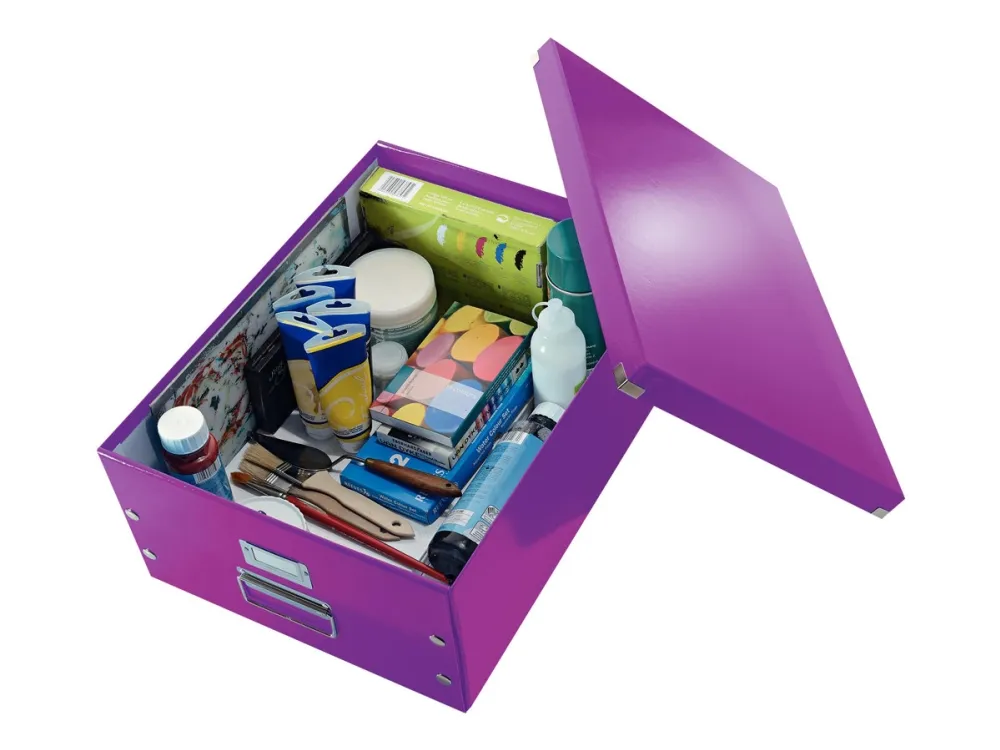 Leitz Oppbevaringsboks Click & Store  WOW Large Lilla