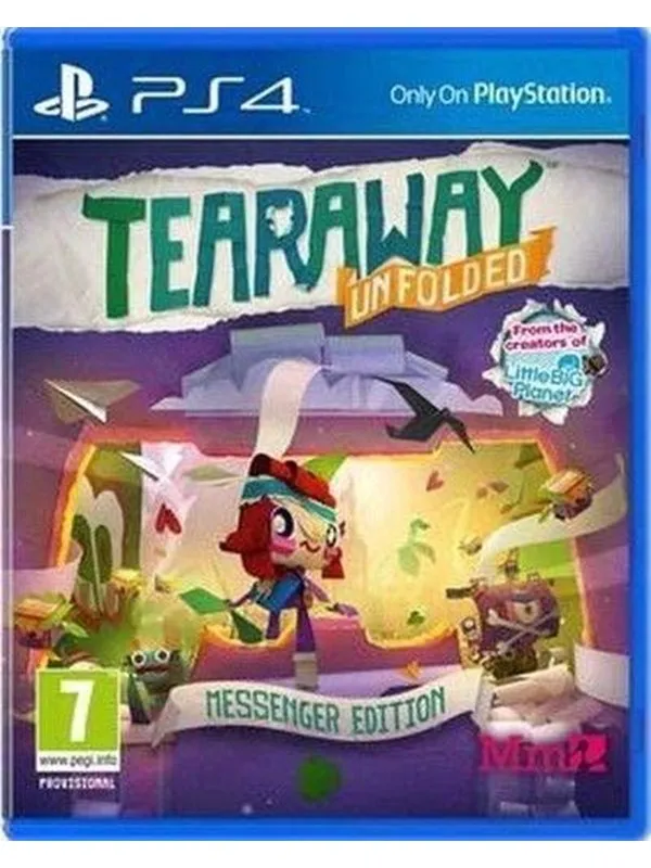 Tearaway Unfolded (Messenger Edition) - Sony PlayStation 4 - Action/Adventure