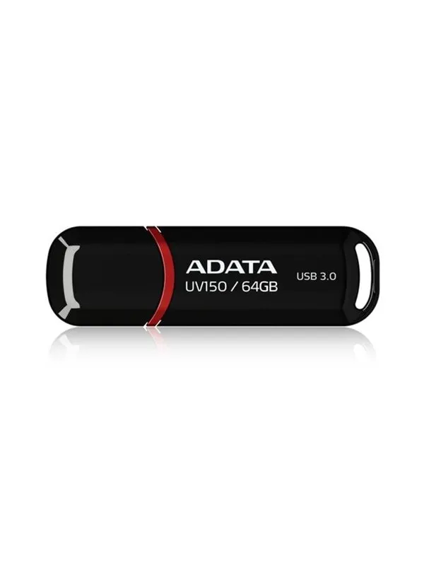 A-Data DashDrive UV128 - Svart - 64GB - Minnepenn