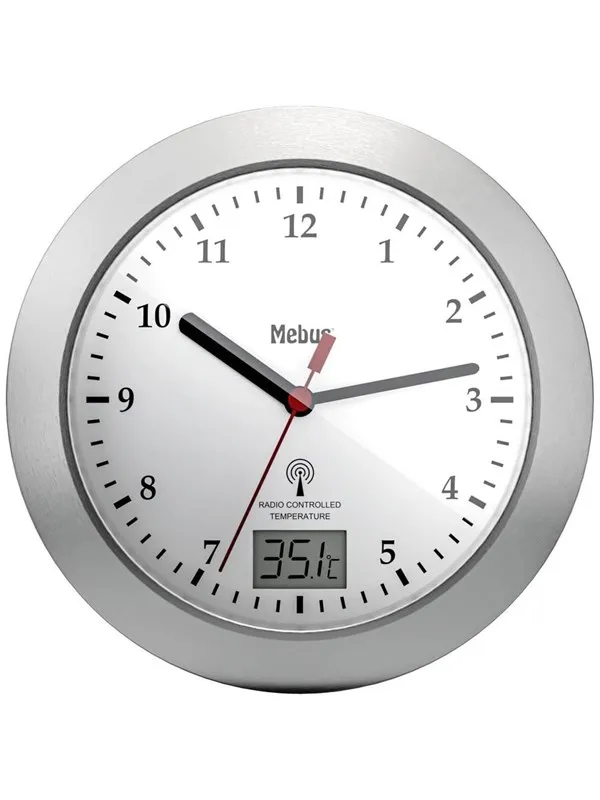 Mebus 41124 Funk Bathroom clock