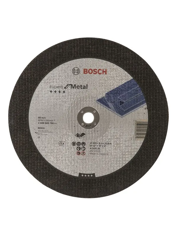 Bosch Kappeskive rett Expert for Metal A 24 R BF, 300 mm, 20,00 mm, 3,5 mm