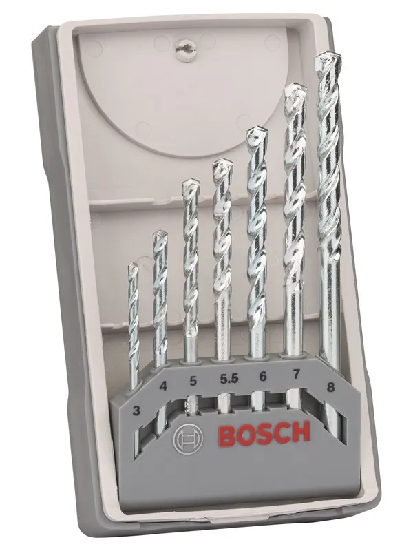 Bosch 7-delers steinbor-sett CYL-1 3; 4; 5; 5.5; 6; 7; 8 mm