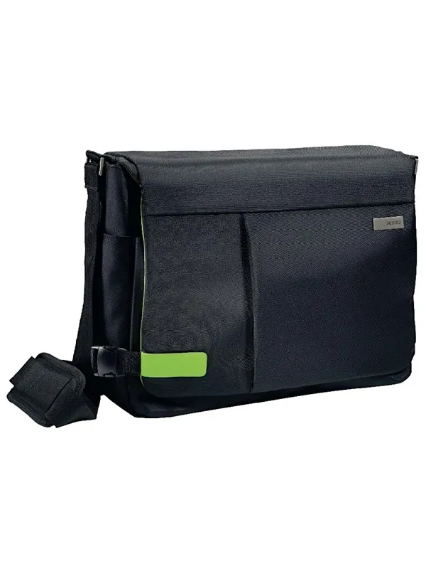Leitz PC-veske Messenger 15,6", Sort