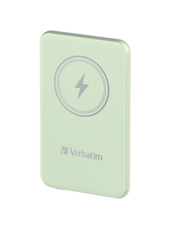 Verbatim Charge 'n' Go wireless power bank - magnetic mount - Li-pol - 24 pin USB-C - 20 Watt Nødlader