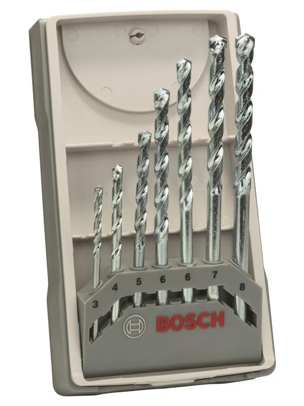 Bosch 7-delers steinbor-sett CYL-1 3; 4; 5; 6; 6; 7; 8 mm