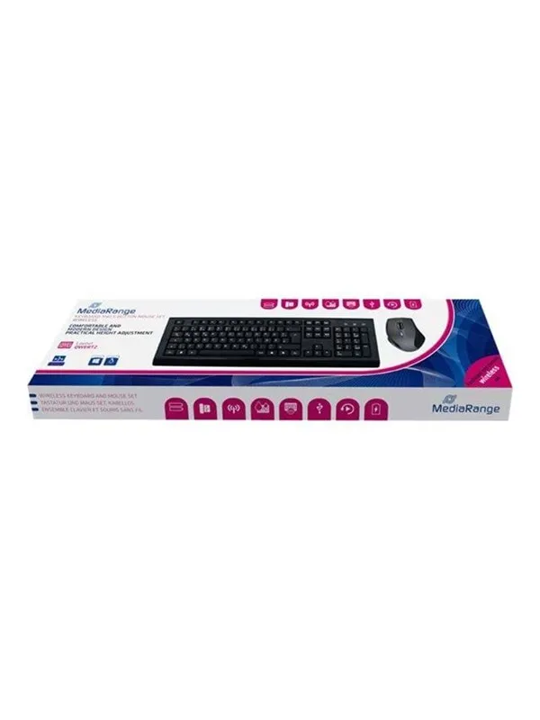 MediaRange MROS104 - Tastatur & Mussett - Svart