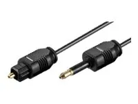 Pro Optical Toslink MiniPlug Cable - 1m