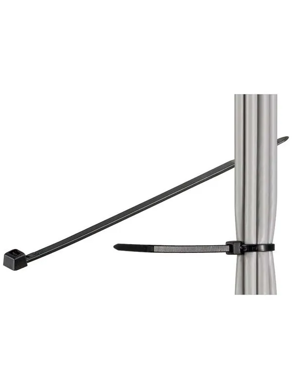 Pro Cable Ties Black - 4.8mm/280mm