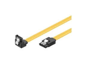 Pro SATA Cable - 1 x 90° - Yellow - 1m