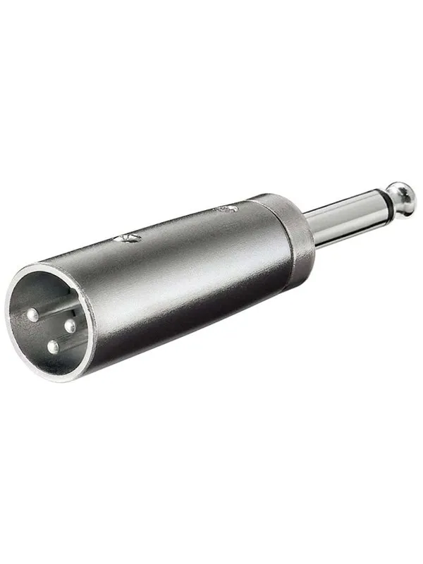 Pro XLR Adapter 3pin XLR M - Jack Mono M