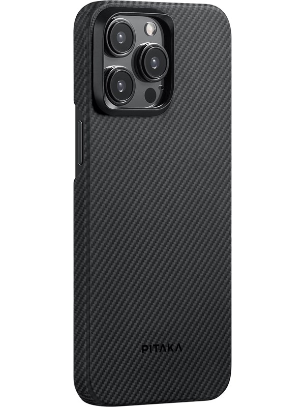 PITAKA MagEZ 4 600D case black/grey twill - iPhone 15 Pro