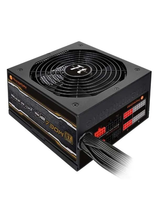 Thermaltake Smart M Series SE 730W Strømforsyning (PSU) - 730 Watt - 140 mm - ATX - 80 Plus Bronze sertifisert