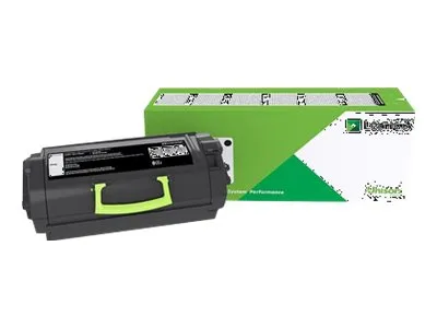 Lexmark 62D2H0E Black Toner - Blekk patron / papir sett Svart
