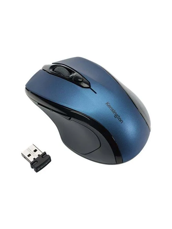 Kensington Pro Fit® Wireless Mouse - Sapphire Blue - Mus - Optisk - Blå