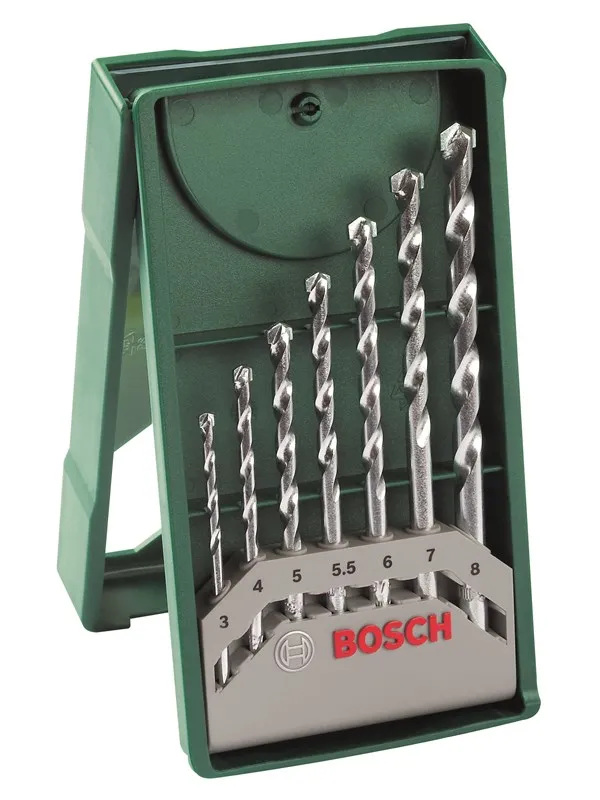 Bosch 7-delers mini-X-Line steinbor-sett
