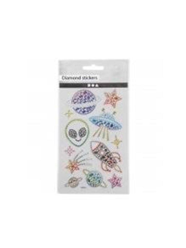 Creativ Company Diamond Stickers Space 1 Sheet