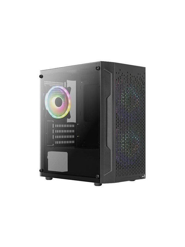 AeroCool - micro ATX - Kabinett - Tower - Svart