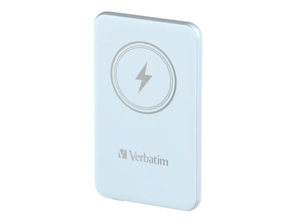 Verbatim Charge 'n' Go wireless power bank - magnetic mount - Li-pol - 24 pin USB-C - 20 Watt Nødlader