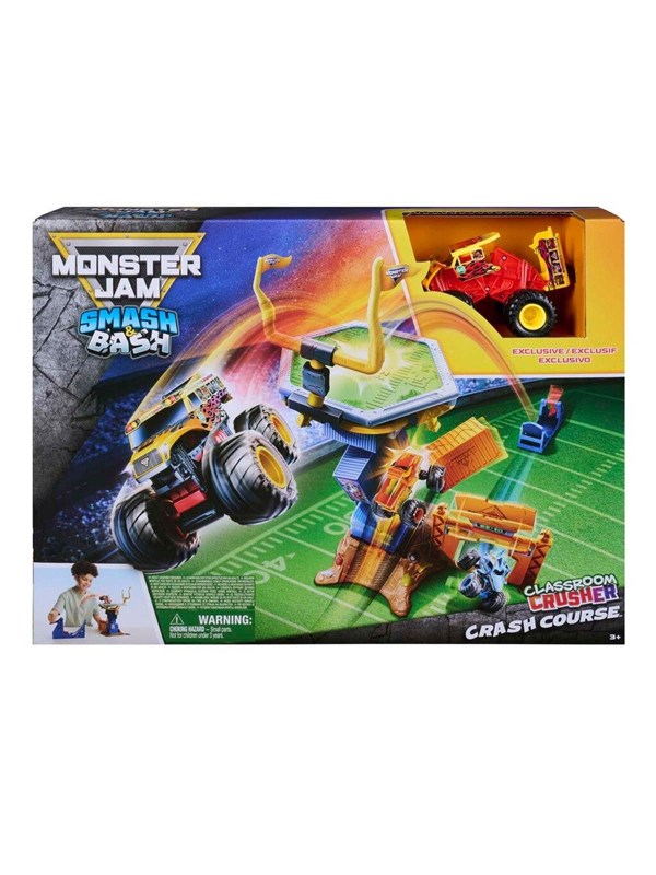 Monster Jam Smash & Bash Crash Course Playset