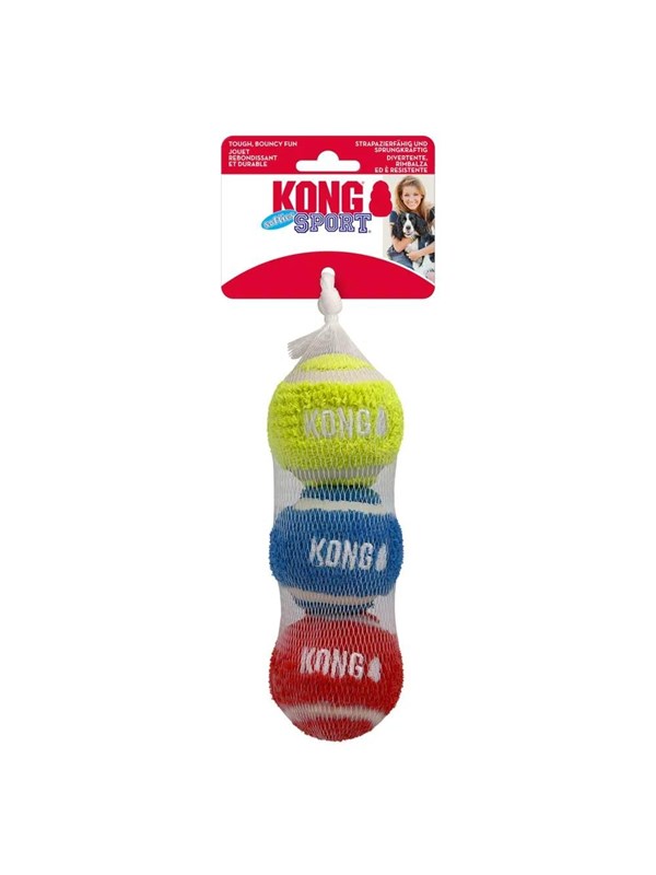 KONG - Sport Softies Ball M 3-pack Mix Ø6.3cm