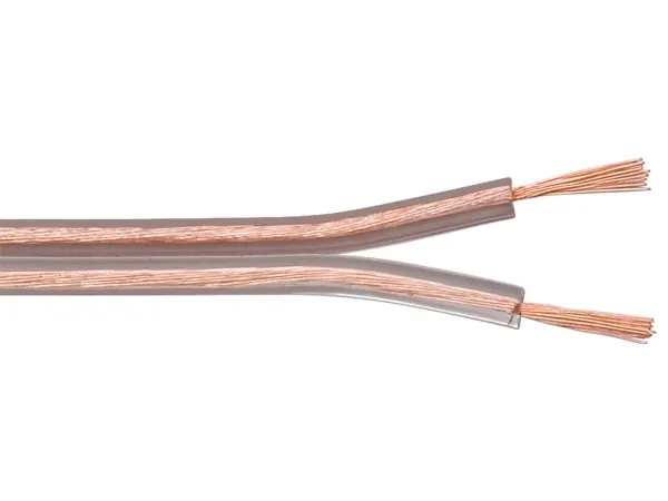 Pro Speaker cable transparent CCA